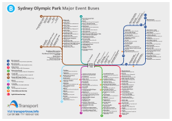Sydney Olympic Park Major Event Buses
