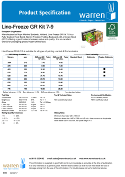 Lino-Freeze GR Kit 7-9