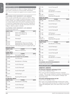 EAST LOS ANGELES COLLEGE EAST LOS ANGELES COLLEGE