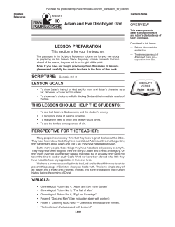 LESSON PREPARATION