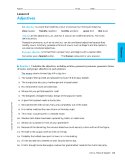 Grammar and Language Workbook