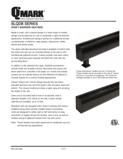 SLQDB SERIES Sales Flyer