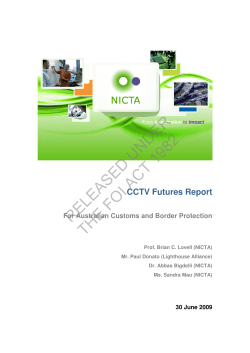 released under the foi act 1982 - Department of Immigration and