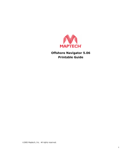 Offshore Navigator Lite 5.06 Printable Guide