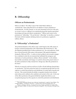 B. Officership