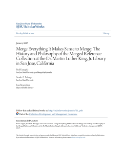 Merge Everything It Makes Sense to Merge