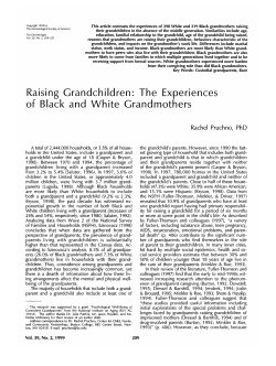 The Experiences of Black and White Grandmothers