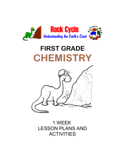 FIRST GRADE CHEMISTRY - Math/Science Nucleus