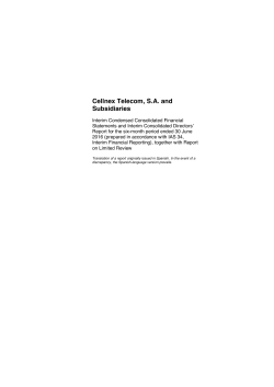 Informe Cellnex RL 30.06.16 ingles