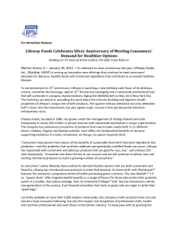 Lifeway Foods Celebrates Silver Anniversary of Meeting Consumers