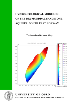 This study considers the ground water condition in the Brumunddale
