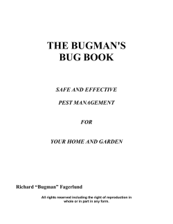THE BUGMAN`S BUG BOOK - healthyhousingsolutions.com