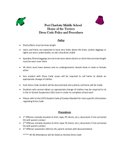 Dress Code Policy and Procedures