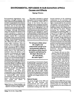 Causes and Effects