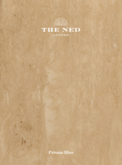 The Ned - Private Hire