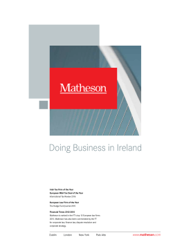 Doing business in Ireland
