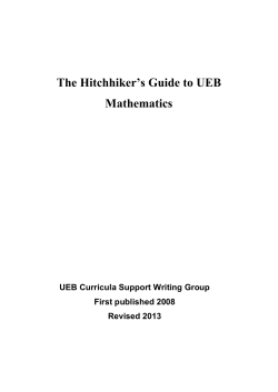 The Hitchhiker`s Guide to the Nemeth Code