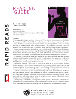 reading guide - Orca Book Publishers