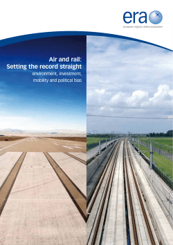 Air and rail: Setting the record straight