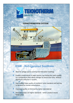 RSW - Refrigerated SeaWater