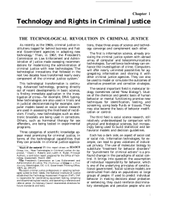 Technology and Rights in Criminal Justice