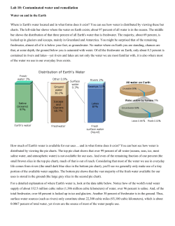 Contaminated Water and Remediation