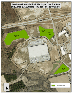 Northwest Industrial Park Municipal Lots For Sale (M2 Zoned