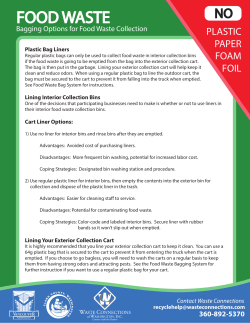 Food Waste Bagging Options