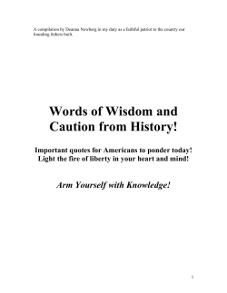 Great Quotes Book - Compiled by Deanna Newberg
