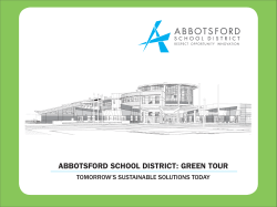 green tour - Facilities - Abbotsford School District