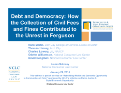 Debt and Democracy - National Consumer Law Center