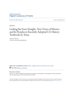 Getting the Facts Straight: New Views of Mexico and Its Peoples in