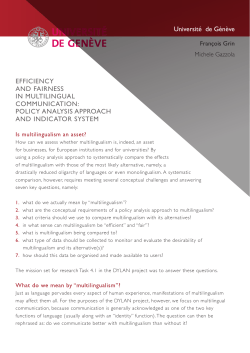 EFFICIENCY AND FAIRNESS IN MULTILINGUAL