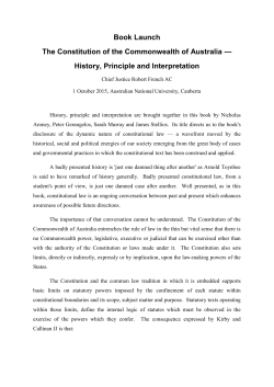 History, Principle and Interpretation