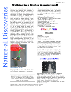 February 2010 Nature-al Discoveries Newsletter
