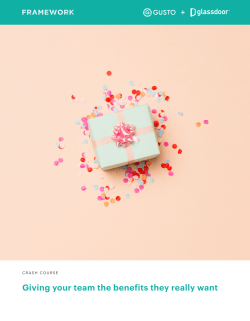 Giving your team the benefits they really want