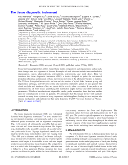 The tissue diagnostic instrument
