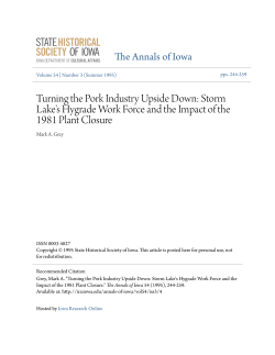 Turning the Pork Industry Upside Down