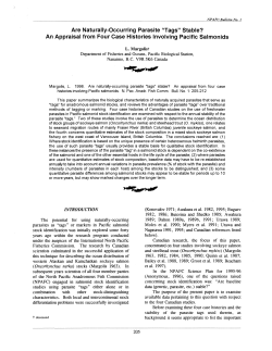 Are Naturally-Occurring Parasite "Tags"