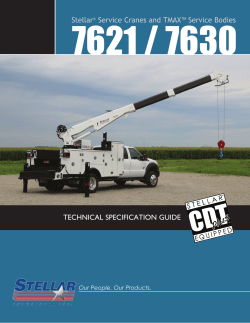 7621/7630 Brochure - Stellar Industries, Inc.