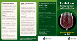 Alcohol use - Queensland Health