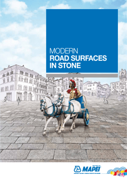 Modern Road Surfaces in Stones
