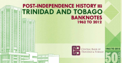 Post-Independence History of Trinidad and Tobago Banknotes 1962