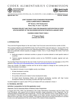 CX/CAC 16/39/20 - Food and Agriculture Organization of the United