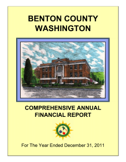 2011 Report - Benton County Auditor