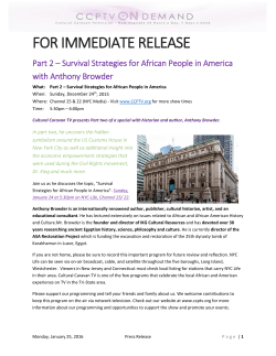 Survival Strategies for African People in America