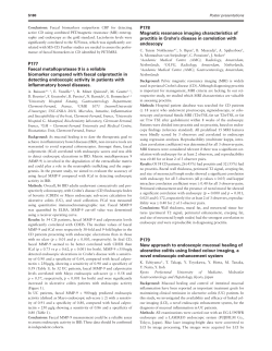 P178. Magnetic resonance imaging characteristics of proctitis in