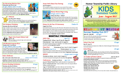 current - Homer Township Public Library