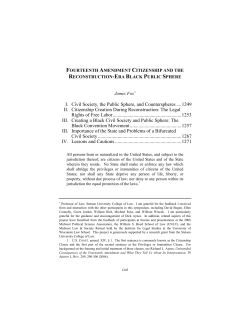 I. Civil Society, the Public Sphere, and Counterspheres .... 1249 II