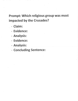 Prompt: Which religious group was most impacted by the Crusades?
